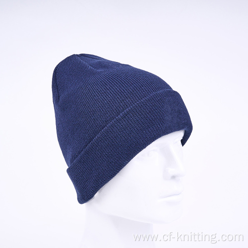 Basic adult knitted hat for Men
